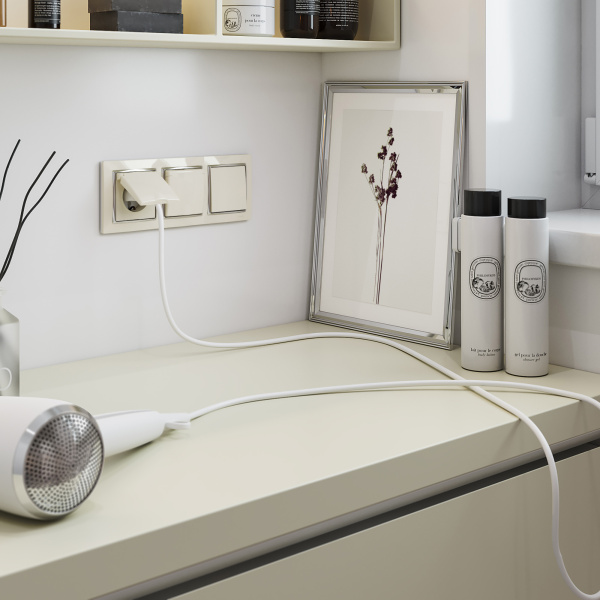 Выключатель 1-клавишный (слоновая кость) / WL03-SW-1G-ivory / W1110003 купить за 417 руб. в Новосибирске