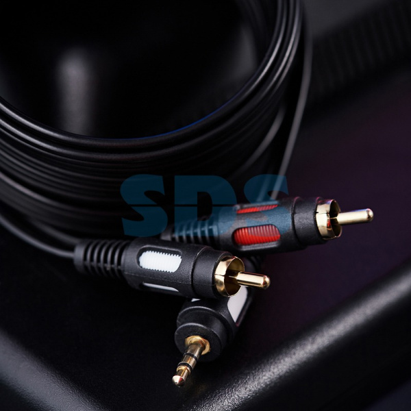 Шнур 3.5 Stereo Plug - 2RCA Plug  5М  (GOLD)  REXANT купить за 0 руб. в Новосибирске