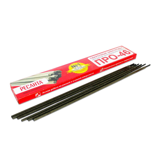 Сварочный электрод РЕСАНТА ПРО-46 Ф4,0 Пачка 3 кг купить за 1 295 руб. в Новосибирске
