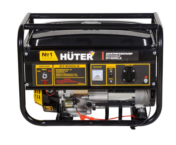 Электрогенератор Huter DY4000LX, электростартер, 3300Вт, 64/1/22 купить за 28 790 руб. в Новосибирске