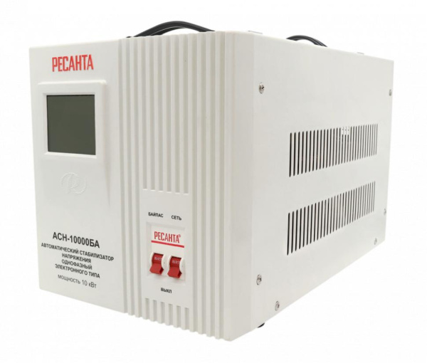 Стабилизатор АСН-10000БА Ресанта, 63/6/40 купить за 14 600 руб. в Новосибирске