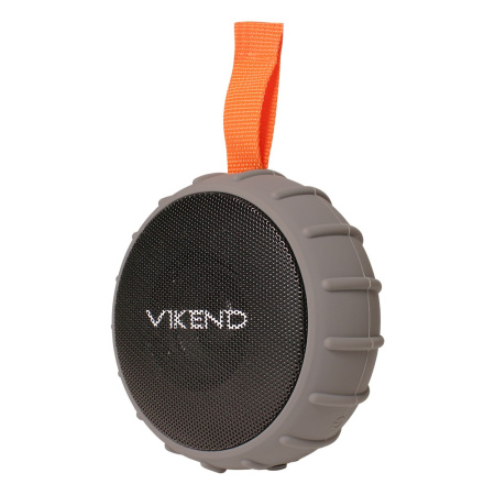 Колонка VIKEND Truck G, 5Вт, 1200мАч, IPX6, hands free, сопряжение, AUX, USB, TF, серый цвет купить за 0 руб. в Новосибирске