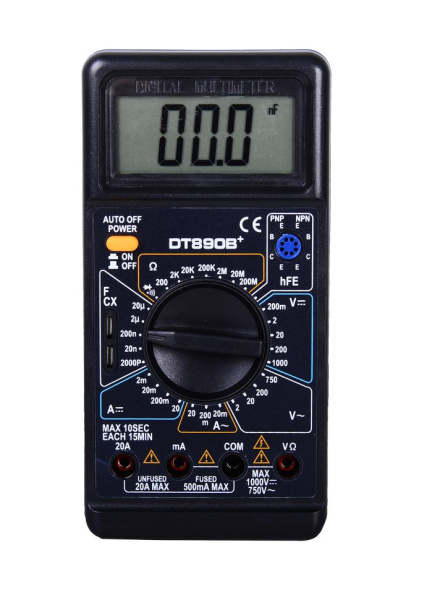 Мультиметр Ресанта DT 890 B+,  61/10/224 купить за 1&nbsp;422 руб. в Новосибирске