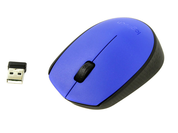 Мышь беспроводная Logitech Wireless Mouse M171 (910-004640) Blue USB купить за 0 руб. в Новосибирске