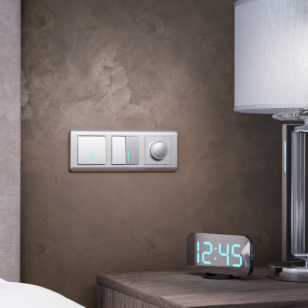 Рамка Stream на 3 поста (серебряный) / WL12-Frame-03-silver / W0032106, WERKEL купить за 937 руб. в Новосибирске