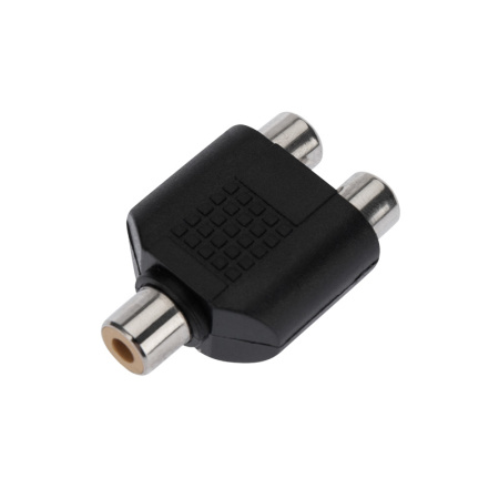 ПЕРЕХОДНИК  1x гнездо RCA  <-->  2x гнездо RCA  REXANT купить за 24 руб. в Новосибирске
