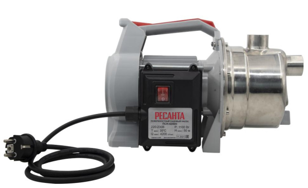 Поверхностный насос ПСН-4200Н Ресанта, 77/4/1 купить за 9 090 руб. в Новосибирске