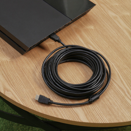 Шнур  HDMI - HDMI gold 10М с фильтрами (PE bag) PROCONNECT купить за 1&nbsp;278 руб. в Новосибирске