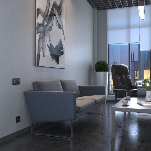 Рамка Stream на 1 пост (графит) / WL12-Frame-01 / W0012104 купить за 300 руб. в Новосибирске