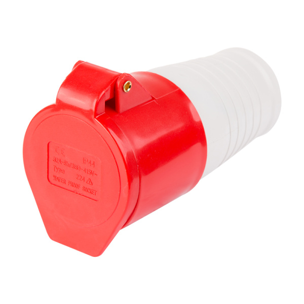 Розетка 224 переносная 3Р+РЕ  32А  380В  IP44 SQ0603-0013 купить за 492 руб. в Новосибирске