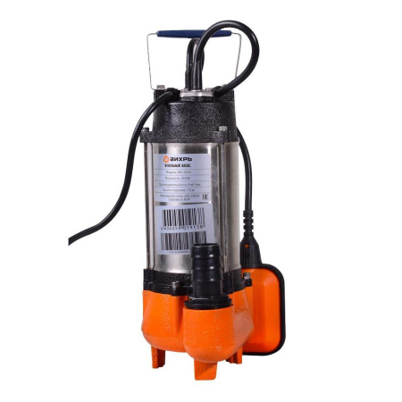 Фекальный насос ФН-250А Вихрь, 68/5/7 купить за 5&nbsp;790 руб. в Новосибирске