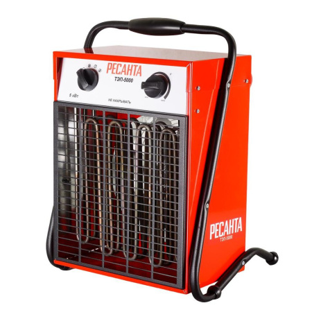 Тепловая электрическая пушка ТЭП-5000 Ресанта, 67/1/3 купить за 8&nbsp;012 руб. в Новосибирске