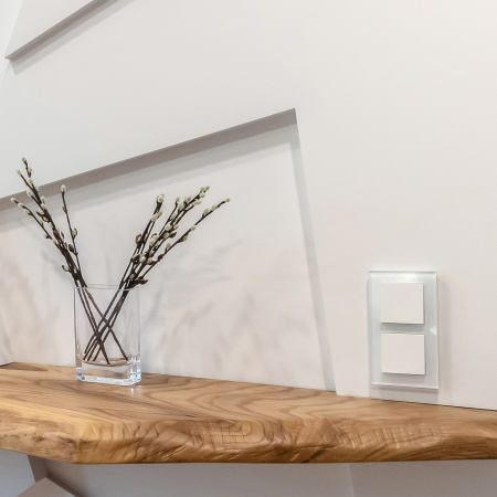 Выключатель 1-клавишный (белый) / WL01-SW-1G / W1110001, WERKEL купить за 459 руб. в Новосибирске