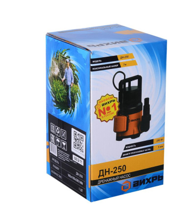 Дренажный насос ДН-250 Вихрь, 68/2/11 купить за 2&nbsp;590 руб. в Новосибирске