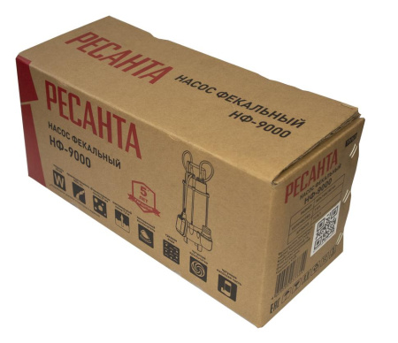 Фекальный насос НФ-9000 Ресанта, 77/5/1 купить за 8&nbsp;656 руб. в Новосибирске