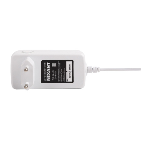 Блок питания AC 110-250В/DC 12В, 2А, 24W с DC разъемом подключения 5.5*2.1, IP43, REXANT (Белый корпус) купить за 0 руб. в Новосибирске