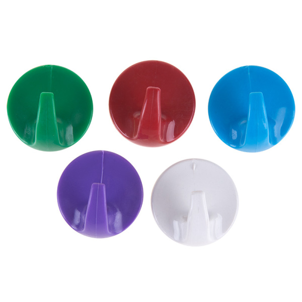 Крючок настенный, круглый-малый, самоклеющийся, 5 шт. , PROconnect купить за 0 руб. в Новосибирске