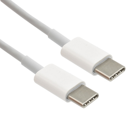 USB кабель USB 3.1 Type-C (male) - USB 3.1 Type-C (male) белый купить за 0 руб. в Новосибирске