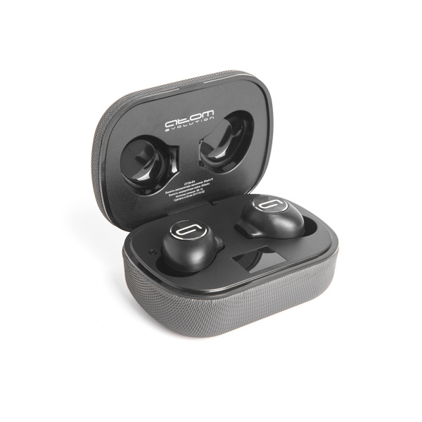 Наушники беспроводные вкладыши АТОМ-E4, Bt 5.0, раб. до 4ч, инд.заряда кейса, ф-ция гарнитуры, Atom, 14134 купить за 0 руб. в Новосибирске