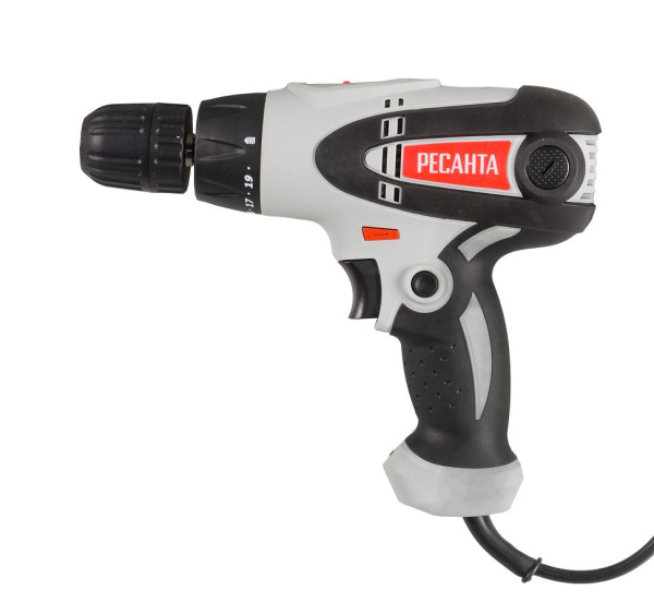Сетевой шуруповерт РЕСАНТА СШ-550-1, 550Вт, 25 Нм, реверс, 75/16/2 купить за 2&nbsp;767 руб. в Новосибирске