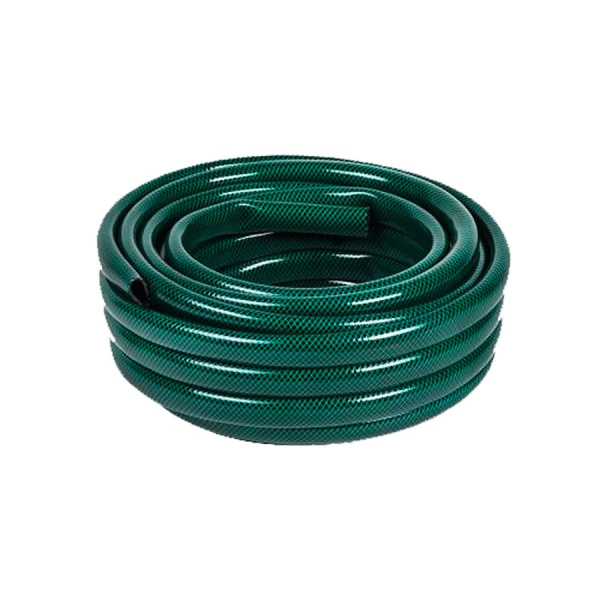 Шланг поливочный ПВХ, трёхслойный армированный 3/4, 25м, 10 бар, ВИХРЬ, 73/7/2/1 купить за 1&nbsp;620 руб. в Новосибирске