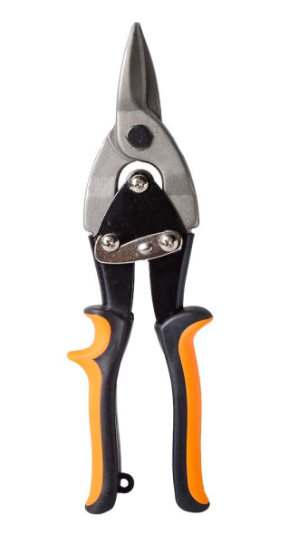 Ножницы по металлу 250 мм., прямой рез, двухкомпонентные рукоятки "ВИХРЬ" купить за 610 руб. в Новосибирске