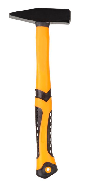 Молоток "ВИХРЬ" 400гр. Квадратный боёк, фиберглассовая двухкомпонентная ручка 73/6/8/5 купить за 420 руб. в Новосибирске