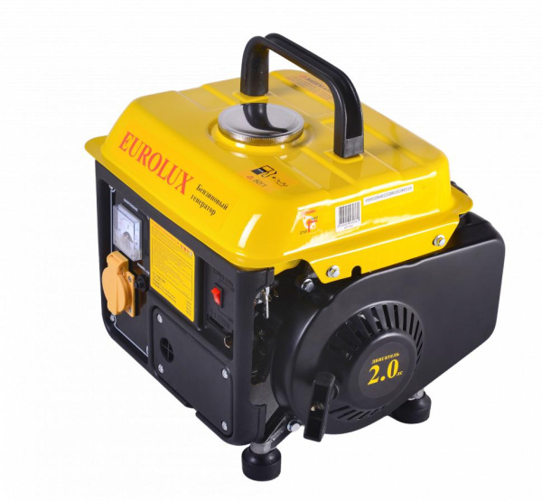 Электрогенератор Eurolux G950A, 950Вт двухтактный, 64/1/55 купить за 12 390 руб. в Новосибирске