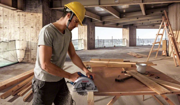 Пила дисковая Bosch GKS 140 Professional, д.диска - 184 мм, 6200 об/мин, 1400 Вт, глубина 64 мм, 3.7 кг, 5334517 купить за 0 руб. в Новосибирске