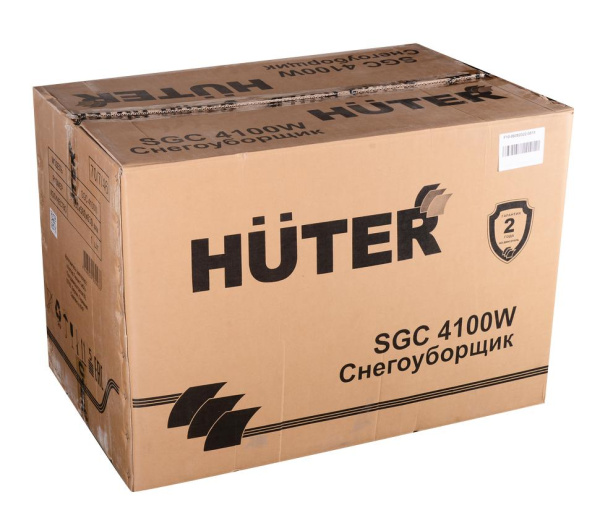 Снегоуборщик Huter SGC 4100W, шт, 70/7/46 купить за 50 490 руб. в Новосибирске